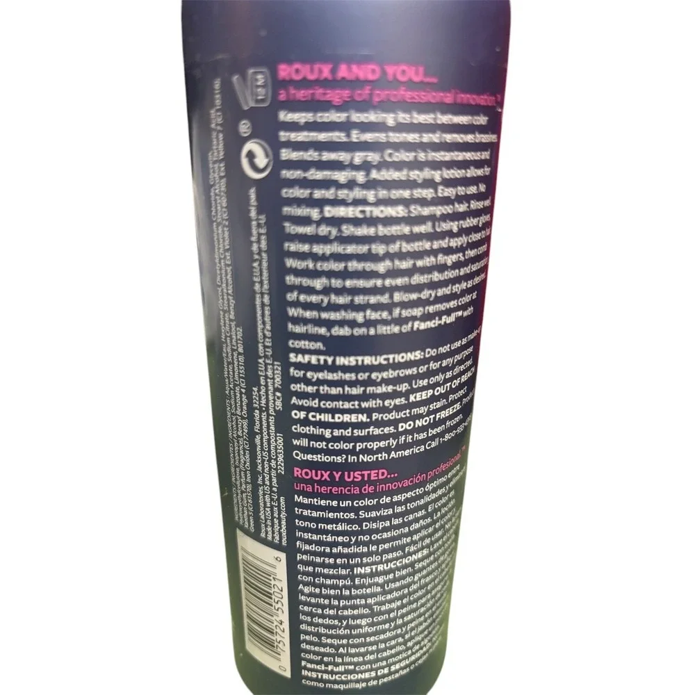 Roux Fanci-Full Instant Hair Color Rinse‎ 21 Plush Brown 15.2oz Unisex